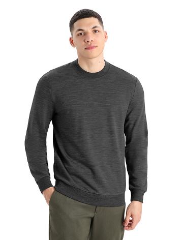 Pánské Mikiny S Kapucí Icebreaker Merino Shifter Long Sleeve Sweatshirt Šedé | CZ 1670PJJQ
